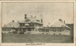 Heaton Hospital Montpelier, VT Postcard Postcard Postcard