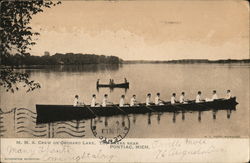 M. M. A. Crew on Orchard Lake Pontiac, MI Postcard Postcard Postcard