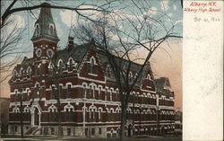 Albany High School New York Postcard Postcard Postcard