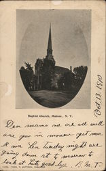 Baptist Church, Malone, N.Y. Postcard