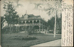 Hotel Kenmere on Lake Kenosia Danbury, CT Postcard Postcard Postcard