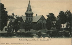 Methodist-Episcopal Church Stamford, NY Postcard Postcard Postcard