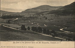 Big Bend of the Delaware River and Mt. Utsayantha Postcard