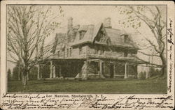 Lee Mansion Staatsburg, NY Postcard Postcard Postcard