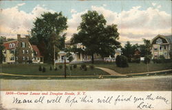 Corner Lenox and Douglas Roads Postcard