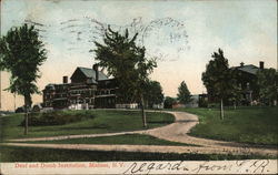 Deaf and Dumb Institution Malone, NY Postcard Postcard Postcard