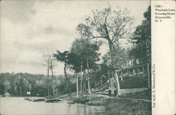 Mountain Lake, Showing Hotel Gloversville, NY Postcard Postcard Postcard