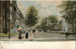 Commonwealth Avenue Postcard