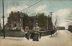 City Hospital Wilkes-Barre, PA Postcard Postcard Postcard