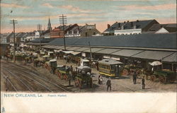 French Market Postcard