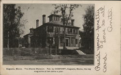 The Blaine Mansion Postcard