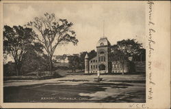 Armory, Norwalk, Conn Postcard