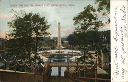 Down the Chutes, White City Savin Rock, CT Postcard Postcard Postcard