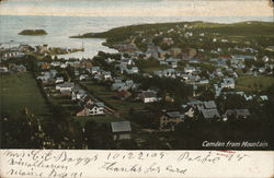 Camden from Mountain Postcard