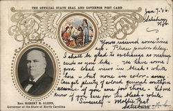 The Official State Seal and Governor Post Card Postcard