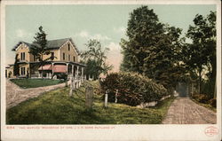 The Maples, Residence of Mrs. J.C.R. Dorr Rutland, VT Postcard Postcard Postcard