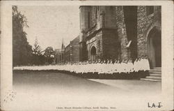 Choir, Mount Holyoke College Postcard