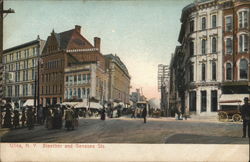 Bleecker and Genesee Sts. Utica, NY Postcard Postcard Postcard