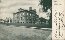 High School Danbury, CT Postcard Postcard Postcard