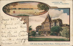 Lakeside Inn California Postcard Postcard Postcard