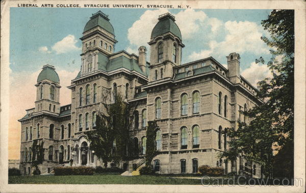 Liberal Arts College, Syracuse University New York