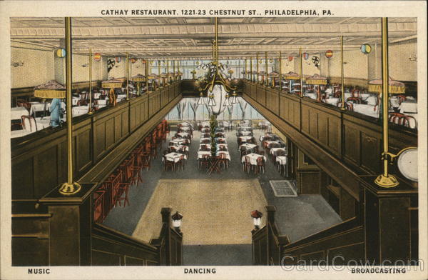 Cathay Restaurant, 1221-23 Chestnut St. Philadelphia Pennsylvania