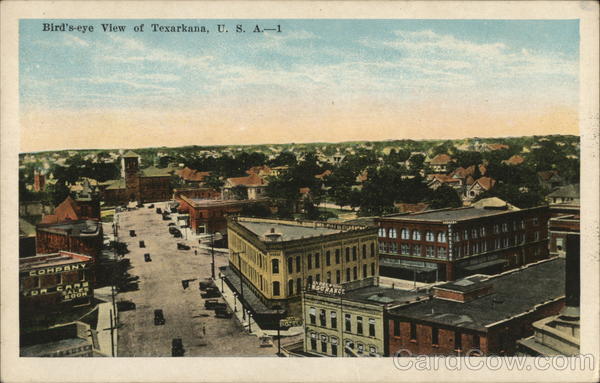 Bird's Eye View Texarkana Texas