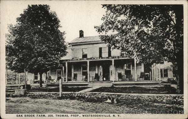 Oak Brook Farm, Jos. Thomas, Prop. Westbrookville New York