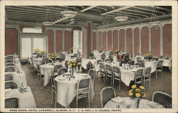 Rose Room, Hotel Langwell Elmira New York