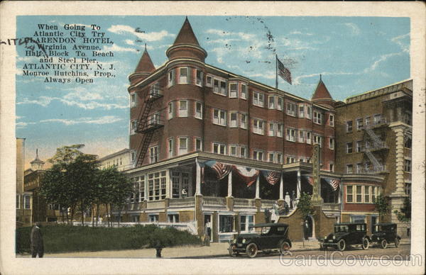 Clarendon Hotel Atlantic City New Jersey