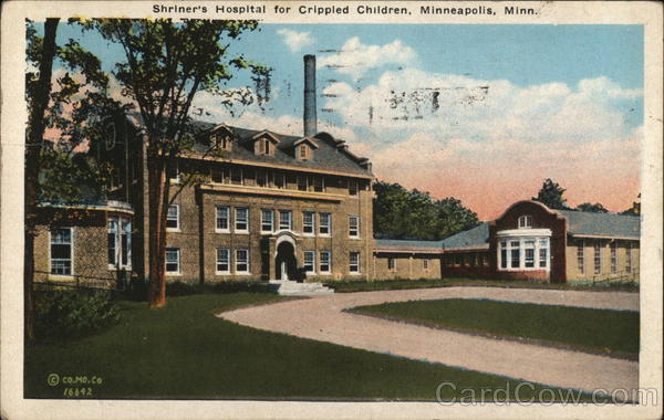 Shriner's Hospital for Crippled Children Minneapolis Minnesota