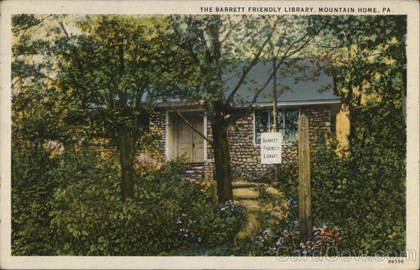 The Barrett Friendly Library Mountain Home Pennsylvania