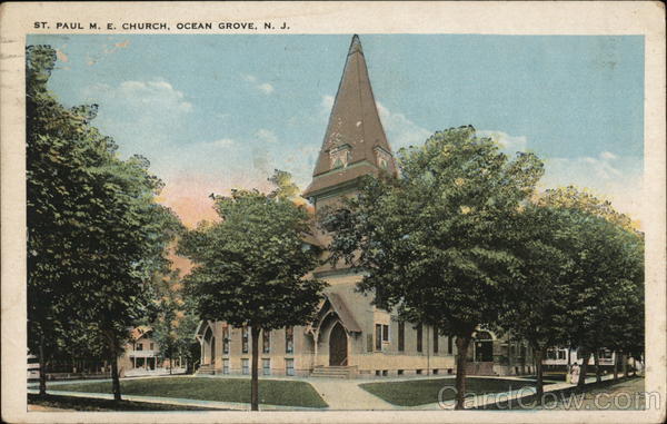 St. Paul M. E. Church Ocean Grove New Jersey