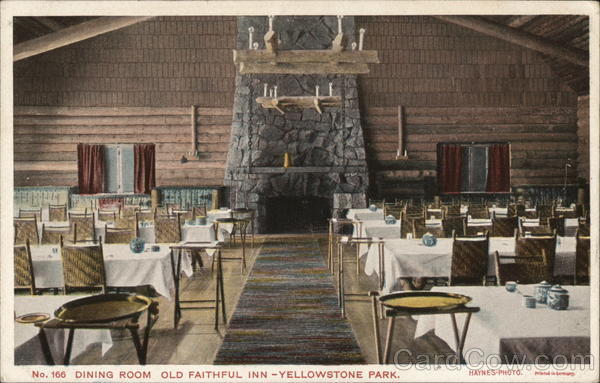 Dining Room Old Faithful Inn Yellowstone National Park Wyoming