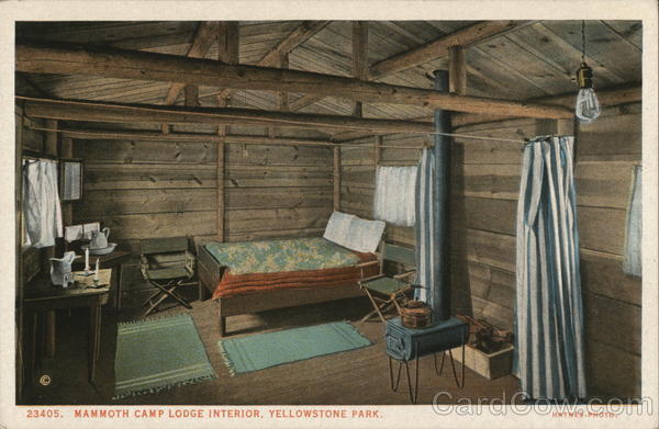 Mammoth Camp Lodge Interior Yellowstone National Park Wyoming