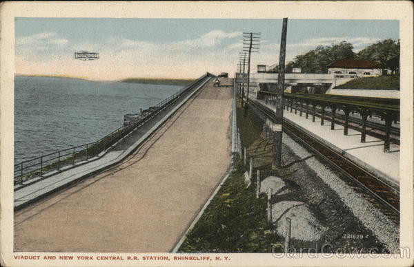 Viaduct and New York Central R.R. Station Rhinecliff