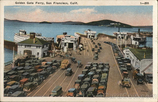 Golden Gate Ferry San Francisco California