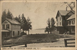Bogle Cottage and Bungalow Schroon Lake, NY Postcard Postcard Postcard