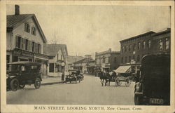 Main Street, Looking North New Canaan, CT Postcard Postcard Postcard