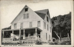 Maple Farm House Postcard