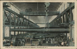 First 16 Inch Gun Made at Watervliet Arsenal Postcard