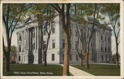Saline County Court House Salina, KS Postcard Postcard 