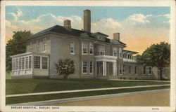 Shelby Hospital Postcard