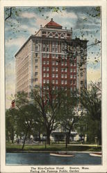 The Ritz-Carlton Hotel, Facing the Famous Public Garden Boston, MA Postcard Postcard Postcard