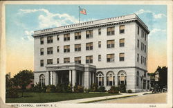 Hotel Carroll Gaffney, SC Postcard Postcard Postcard