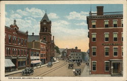 The Square Bellows Falls, VT Postcard Postcard Postcard