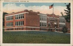 Stephen's High School Postcard