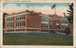 Stephen's High School Rumford, ME Postcard Postcard Postcard