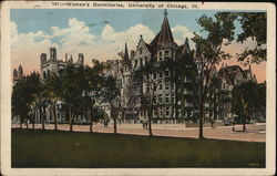 Women's Dormitories, University of Chicago Postcard