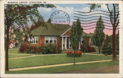 Memorial Library Postcard